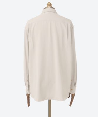 カジュアルシャツ Silk Pique Regular Collar