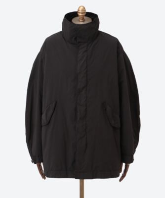 【送料無料】ATON (Women/Men)/エイトン コート AIR WEATHER SHORT MODS COAT 25W―14―JKAGGW0800 005 BLACK コート・ジャケット【三越伊勢丹/公式】