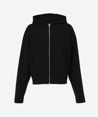 Omar Afridi (Men)/オマールアフリディ パーカー ORDO KNITTED PARKA 12―AW25―KNT―106―01 BLACK トップス【三越伊勢丹/公式】