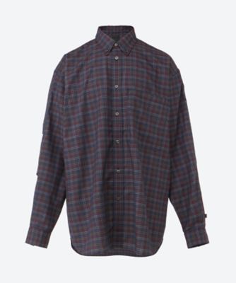 ＜DAIWA PIER39 (Men)＞シャツ　ＴＥＣＨ　ＢＵＴＴＯＮ　ＤＯＷＮ　ＳＨＩＲＴ　Ｌ／Ｓ　ＴＡＴＴＥＲＳＡＬＬ　２５Ｗ―６―ＢＥ―８００２５Ｗ