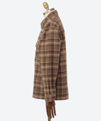 目茶 シャツ 25W―7―Zip―Up Flannel Shirt | BoTT (Men