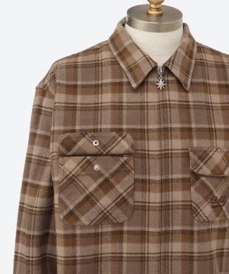 シャツ 25W―7―Zip―Up Flannel Shirt | BoTT (Men