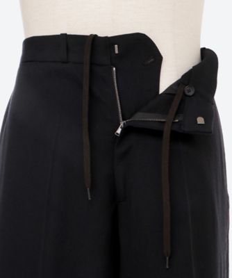 【blurhms】Wool Gabardine Trousers blurhms】Wool Gabardine Trousers - DOGDAYS / UNDERPASS STORE