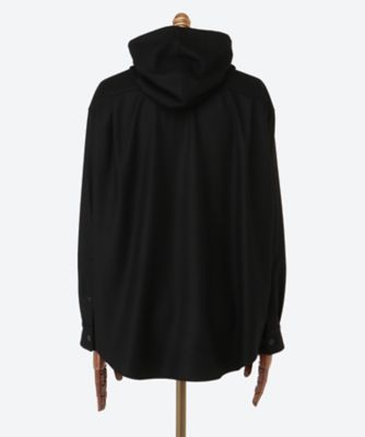 送料無料】ブルゾン ZIP―UP HOODIE IN WOOL