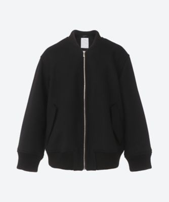 【送料無料】OVERCOAT (Men)/オーバーコート ブルゾン MA―1 BOMBER JACKET IN DOUBLE FACE BEAVER 25W-7-F25J040-DWDB BLACK コート・ジャケット【三越伊勢丹/公式】