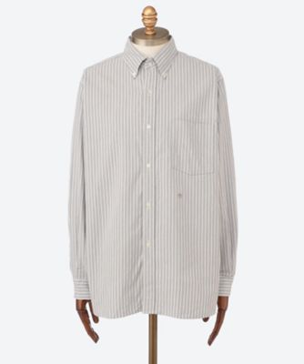 nanamica (Men)/ナナミカ シャツ Button Down Stripe Wind Shirt 25W―18―S25SG090 Brown トップス【三越伊勢丹/公式】