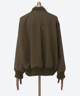 ブルゾン MA―1 BOMBER JACKET IN WOOL