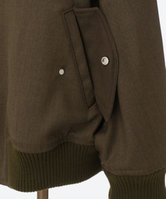 ブルゾン MA―1 BOMBER JACKET IN WOOL