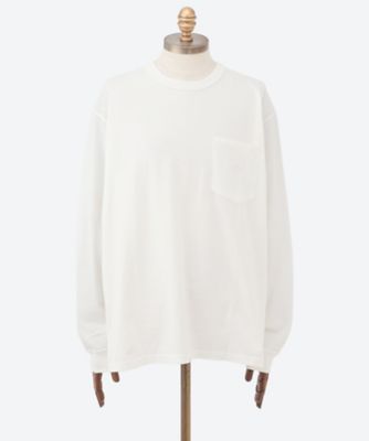 THE NORTH FACE PURPLE LABEL (Men)/ザ・ノース・フェイス パープルレーベル カットソー 8oz Field Long Sleeve Pocket Tee 25W―17―N25FT063 Off White トップス【三越伊勢丹/公式】