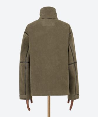 OUTERWEAR MEDIUM JACKET IN ALCANTRA