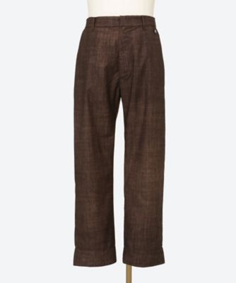 Massimo Osti Studio/マッシモ オスティ スタジオ PANTS IN WOOL GUM 25W-8-19MMPA032A-006255G 596FUDGE パンツ・ズボン【三越伊勢丹/公式】