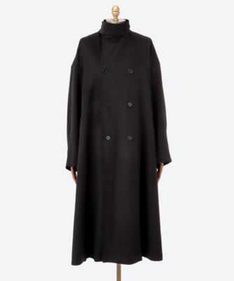 ゴールデンカムイ　明治陸軍　濃紺　ウール製軍帽➕ウール製ハーフコート➕白Yシャツ コート NO．65 HEAVY WOOL OVERSIZED COAT