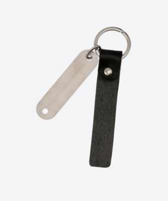 月詠み ユリイ・カノン 本革ロゴキーリング キーリング RING KEYRING 25W－14－A4258RB
