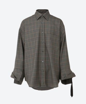 ＜MARINA YEE (Men)＞シャツ　Ｏｖｅｒｓｉｚｅｄ　ｓｈｉｒｔ　９－Ｍ．Ｙ．　ＳＨＩＲＴ　１－ＦＷ２５－０１１５