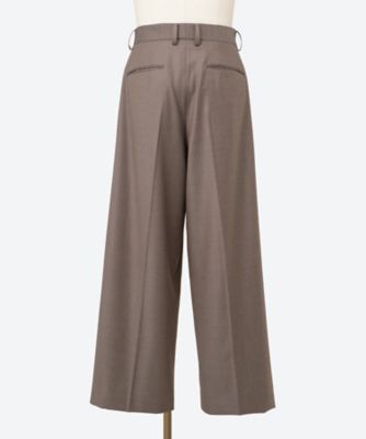 カジュアルパンツ EXTRA FINE WOOL EXTRA WIDE