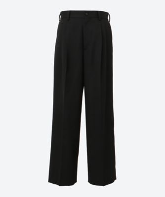 カジュアルパンツ EXTRA FINE WOOL LONG WIDE