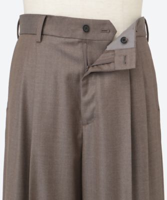 カジュアルパンツ EXTRA FINE WOOL LONG WIDE