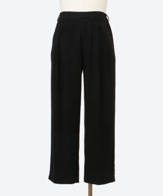 カジュアルパンツ RAYON SILK FLANNEL WIDE