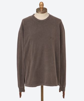 カットソー EMBROIDERY DYED LS 26S―10―ANC