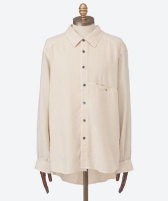 カジュアルシャツ L／S NEP BOXY SHIRT 26S―23