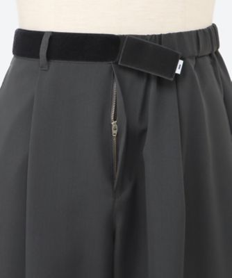 パンツ Scale Off Wool Wide Chef Pants