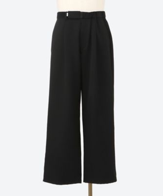 パンツ Scale Off Wool Wide Chef Pants