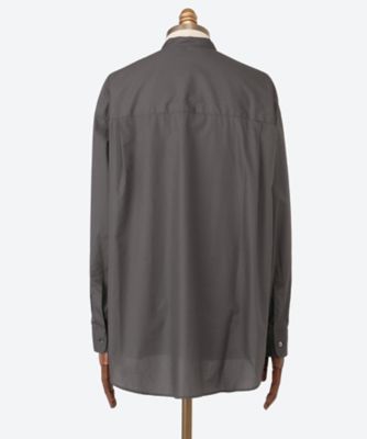 シャツ Broad L／S Oversized Band Collar