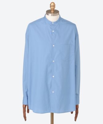 シャツ Broad L／S Oversized Band Collar