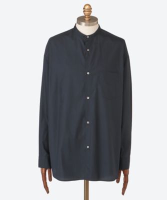シャツ Broad L／S Oversized Band Collar
