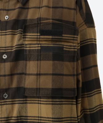 シャツ FLANNEL CHECK MULTI POCKET
