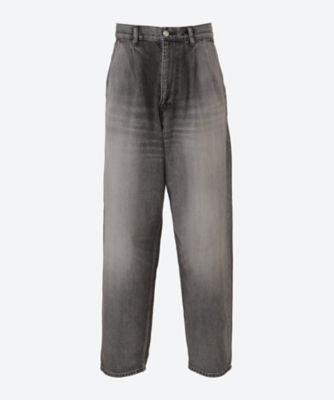 デニム No．22 Washed Wide Denim Pants