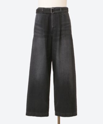 デニムパンツ Selvage Denim Belted Pants