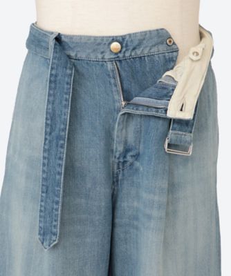 デニムパンツ Selvage Denim Belted Pants