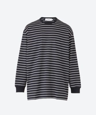Graphpaper (Men)/グラフペーパー カットソー　Ｔｒｉ　Ｓｐｕｎ　Ｂｏｒｄｅｒ　Ｌ／Ｓ　Ｔｅｅ　２６Ｓ―３６―ＧＵ２６１―７０１２１Ｂ