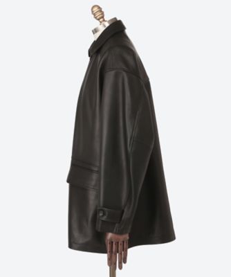 GENUINE LAMB SKIN biGL レザーコート Magine（マージン） 革ジャン ライダース LAMB LEATHER CAR COAT