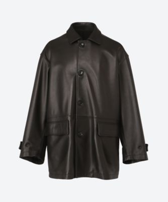 新品80s 90s archive lamb leather car coat レザーコート Lamb Leather Car Coat 26S―38