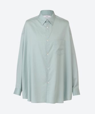 ＜Graphpaper (Men)＞シャツ　Ｓｉｌｉｃｏｎ　Ｐｏｐｌｉｎ　Ｏｖｅｒｓｉｚｅｄ　Ｒｅｇｕｌａｒ　Ｃｏｌｌａｒ　Ｓｈｉｒｔ　２６Ｓ―４４―ＧＭ２６１―５０１８０