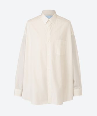 ＜Graphpaper (Men)＞シャツ　ＡＬＵＭＯ　ｆｏｒ　ＧＰ　Ｌ／Ｓ　Ｏｖｅｒｓｉｚｅｄ　Ｒｅｇｕｌａｒ　Ｃｏｌｌａｒ　Ｓｈｉｒｔ　２６Ｓ―４６―ＧＭ２６１―５０２２２