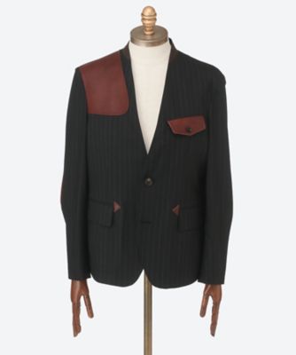 ジャケット Leather－Patch No－Collar