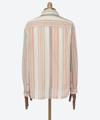 シャツ Hand－Embroidered Stripe Shirt