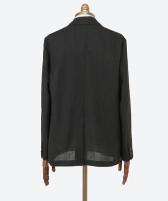 ジャケット TWIST WOOL LINEN SEMI DOUBLE