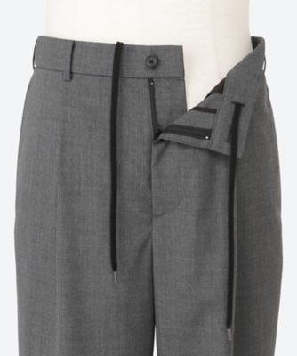 パンツ WOOL TROPICAL LOOSE FIT PANTS