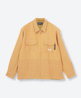 BoTT シャツ シャツ 26S―4―Zip－up Flannel Shirt | BoTT