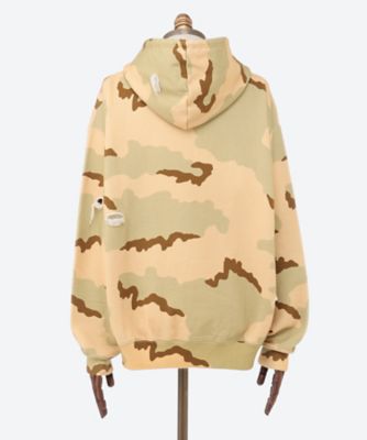 フーディー 26S－5－Henley－neck Camo