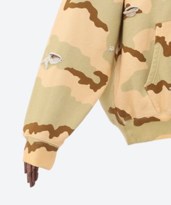 フーディー 26S－5－Henley－neck Camo