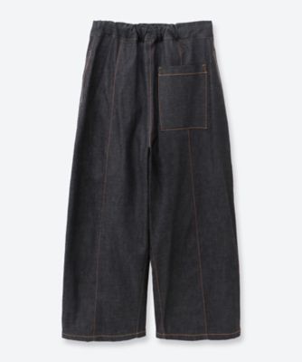 カジュアルパンツ BOX PLEAT TROUSER RAW