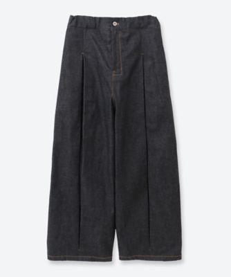 カジュアルパンツ BOX PLEAT TROUSER RAW