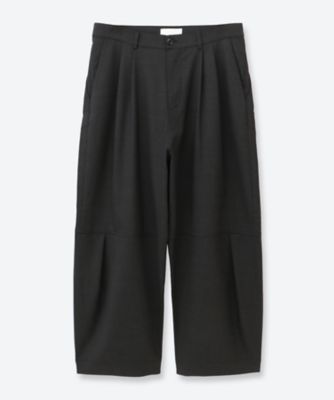 カジュアルパンツ BOX PLEAT TROUSER RAW