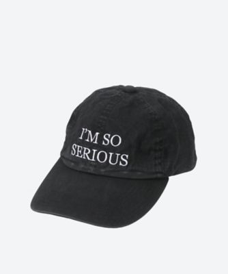 ＜OUAT (Men)＞帽子　ＯＦＦＩＣＥ　ＣＡＰ　Ｉ’Ｍ　ＳＯ　ＳＥＲＩＯＵＳ　２６ＳＳ―１２―Ｏ０１３０３１ＨＷ