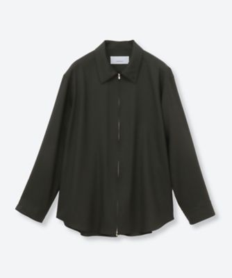 ＜OVERCOAT (Men)＞長袖カジュアルシャツ　Ｚｉｐ―ｕｐ　Ｓｈｉｒｔ　２６Ｓ―６―Ｓ２６Ｔ０３２―ＮＫＷＳ